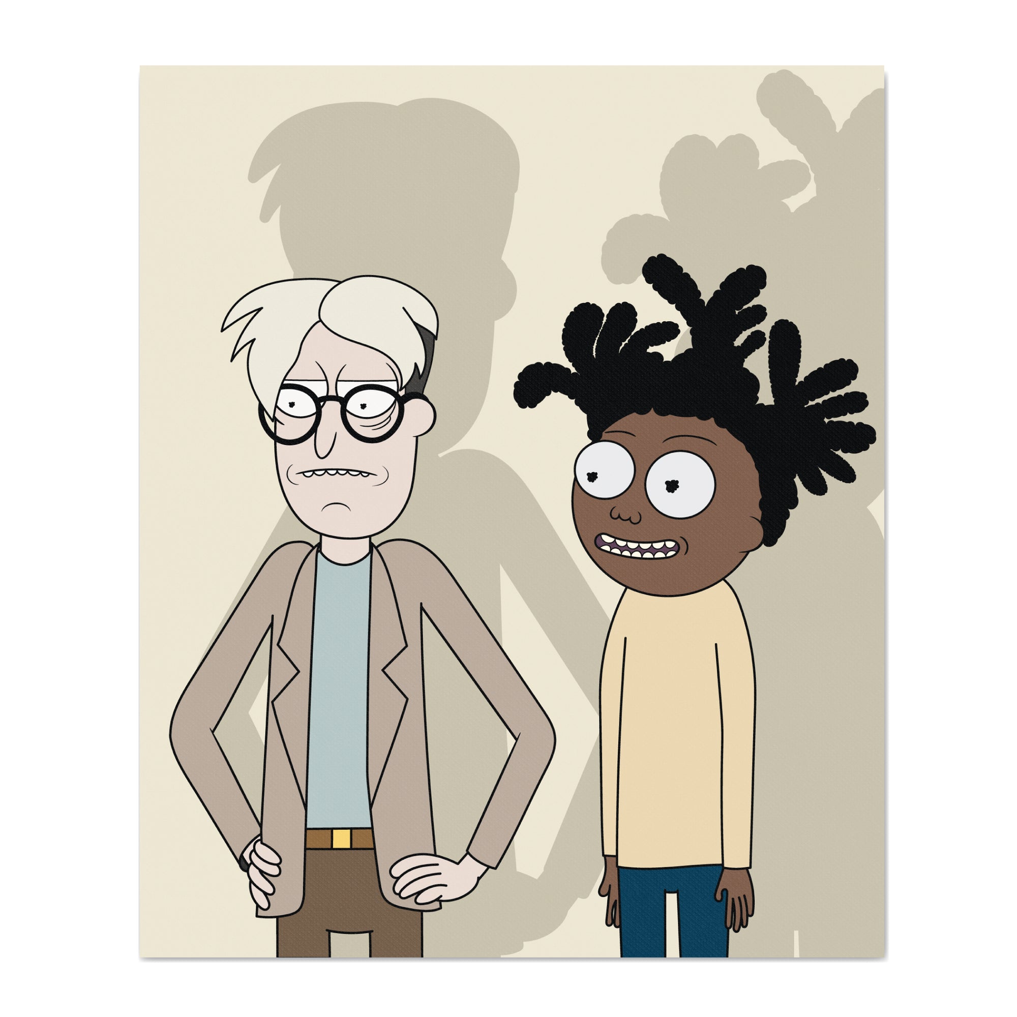 Rick Warhol + Morty Basquiat